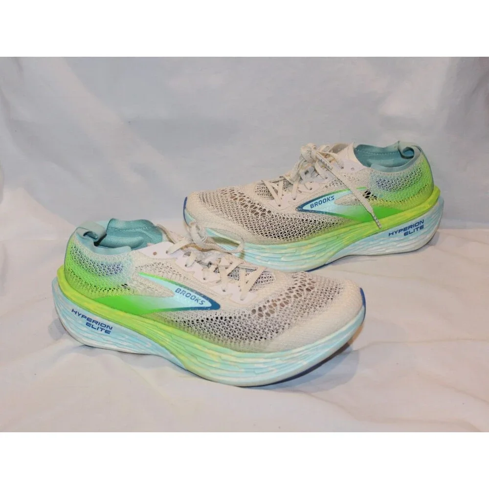 Brooks Hyperion Elite 4 PB Women’s 9.5 Mens 8 Road Running Shoes MSRP $249 White